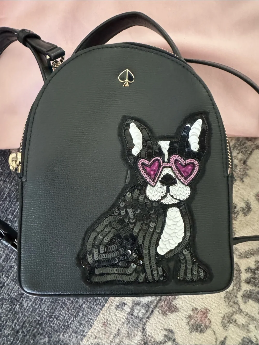 Kate Spade Amelia Francois French Bulldog Backpack